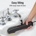 Easy filling with large water fill door
