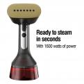 Ready to steam in seconds with 1600 watts of power