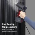 Fast heating for less waiting with 1725 watts of power to save you time