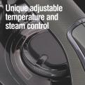 Unique adjustable temperature and steam control