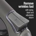 Remove wrinkles fast with spray, blast and adjustable steam