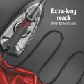 Extra-long reach with 10 foot cord