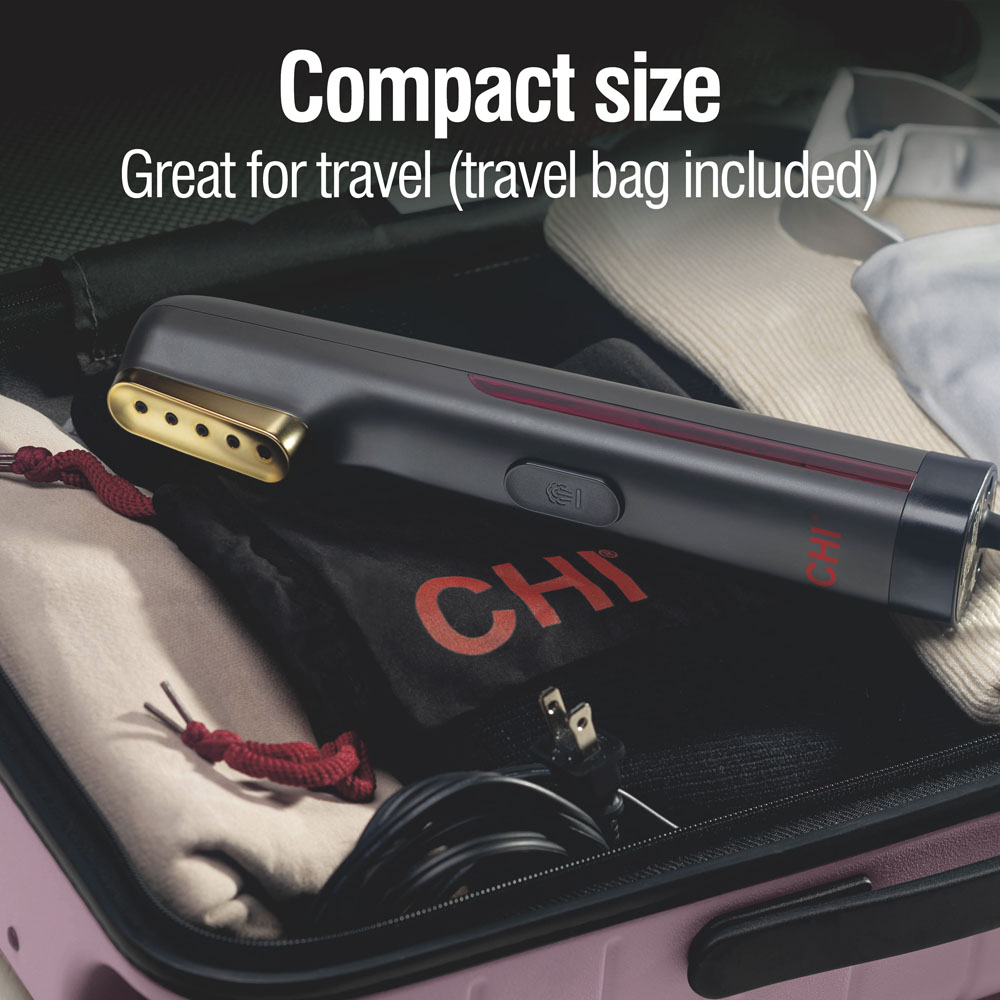 Compact size, great for travel, travel bag included