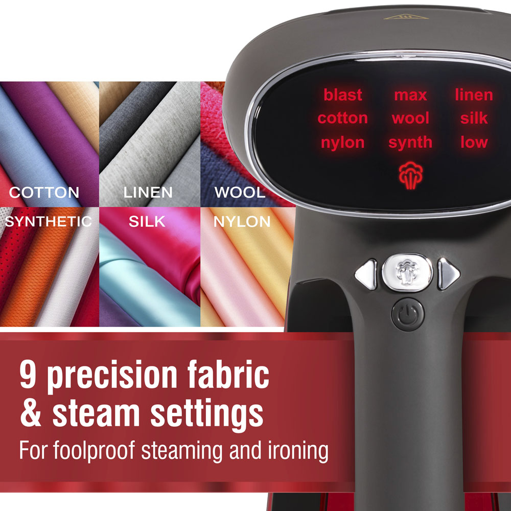 9 precision fabric and steam settings for foolproof steaming and ironing