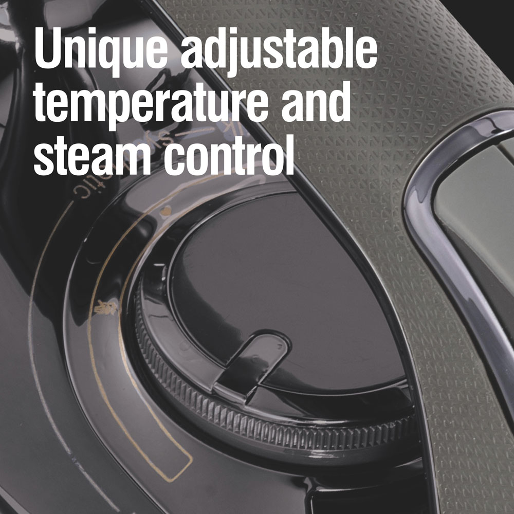 Unique adjustable temperature and steam control