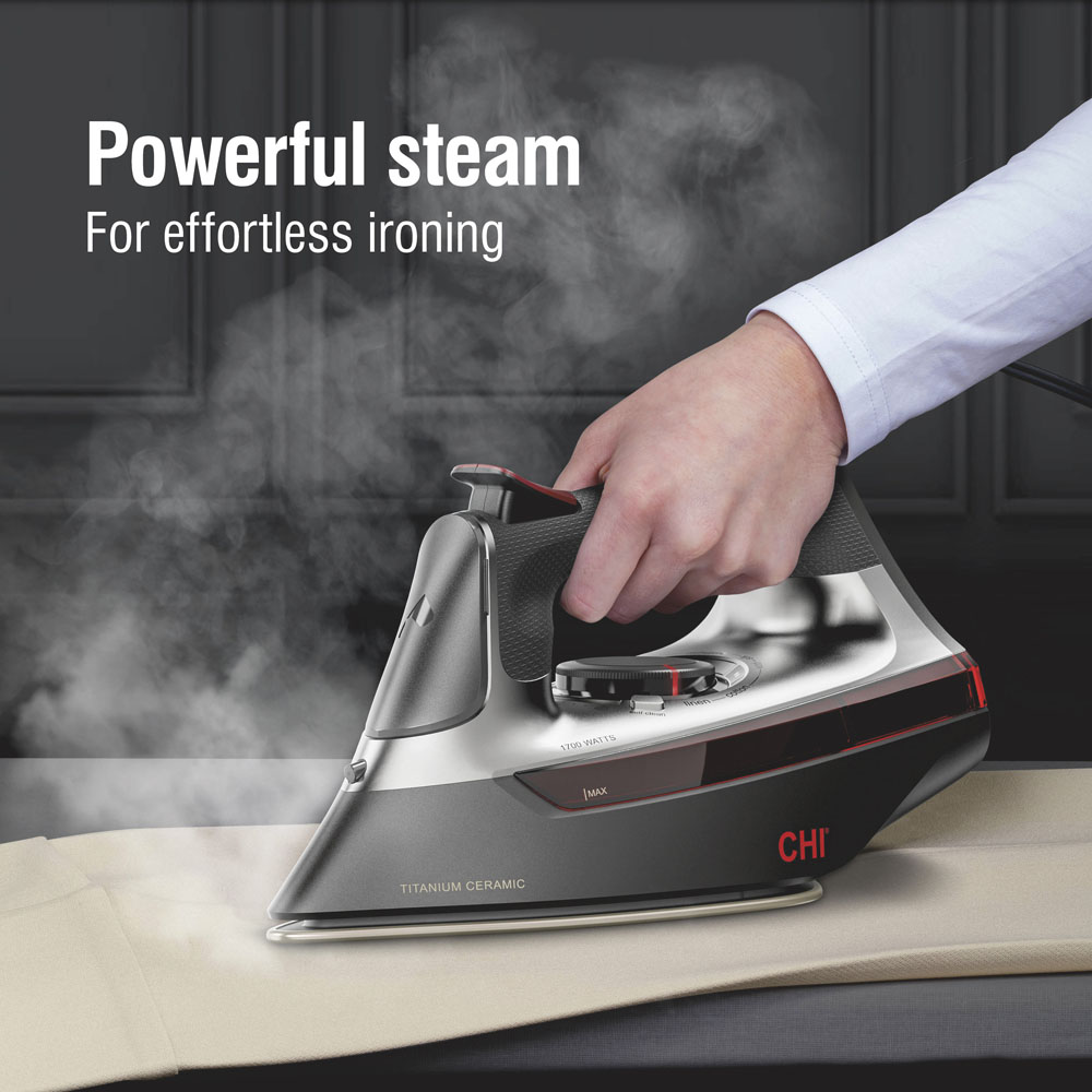 Powerful steam for effortless ironing