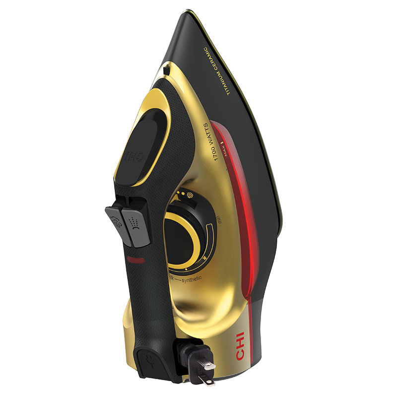 CHI Retractable Iron - Gold (13116) - Standing